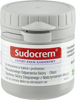 Krem na pieluszkowe odparzenia skóry i otarcia Sudocrem