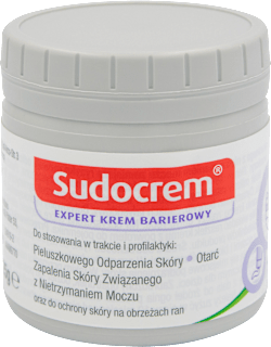 Krem na pieluszkowe odparzenia skóry i otarcia Sudocrem