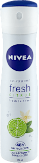 Antyperspirant Fresh Citrus spray NIVEA