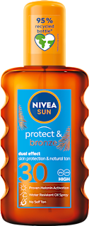 Olejek w  sprayu aktywujący naturalną opaleniznę SPF 30 NIVEA SUN