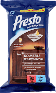 Ściereczki gospodarcze do mebli drewnianych Presto