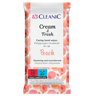 Peach- antibakterijske vlažne maramice za ruke i telo Cleanic