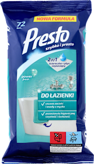Ściereczki gospodarcze do łazienki Presto
