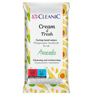  Avocado- antibakterijske vlažne maramice za ruke i telo Cleanic