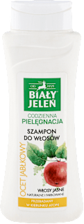 Szampon do włosów ocet jabłkowy włosy jasne  BIAŁY JELEŃ