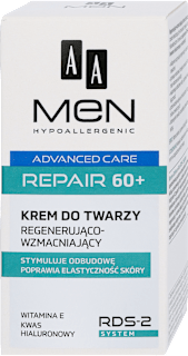 Krem do twarzy regenerująco-wzmacniający, 60+ AA Men