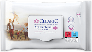 Chusteczki nawilżane Antibacterial Travel Pack Cleanic