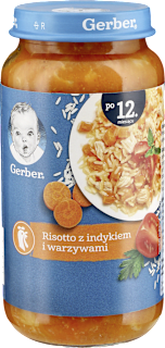 Obiadek risotto z indykiem i warzywami  Gerber