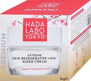 Premium nočna krema za obraz Extreme Skin Regenerator 7xHA HADA LABO TOKYO