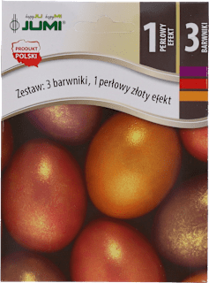 Farby perłowe złote 3 kolory JUMI