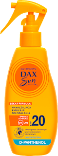 Nawilżająca emulsja do opalania, SPF 20 Dax Sun