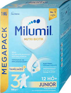 Nutri-Biotik 3 Junior vaníliaízű tejalapú italpor 12 hónapos kortól Milumil