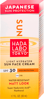 Crema Solare Viso Idratante Waterproof SPF30 HADA LABO TOKYO
