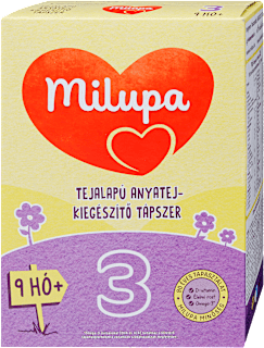 3 tejalapú anyatej-kiegészítő tápszer 9 hónapos kortól Milupa