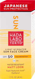 Crema Solare Viso Idratante Waterproof  SPF50 HADA LABO TOKYO