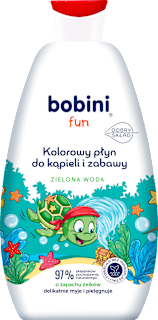 Płyn do kąpieli i zabawy barwiący wodę Zielona woda bobini fun