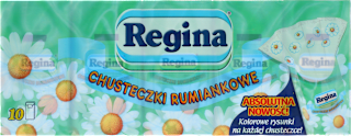 Chusteczki higieniczne Rumiankowe, 4-warstwowe, 9x10 szt. Regina