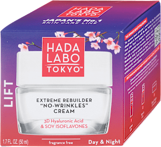 LIFT NO WRINKLES  dnevna i noćna krema za lice, 3D  HADA LABO TOKYO