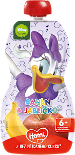 Ovocná kapsička Daisy - banán a jablko  Hami
