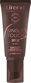 Single Touch fond de ten hidratant cu SPF50 02 Natural Lirene