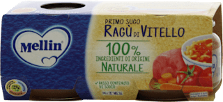 Primo sugo ragù di vitello Mellin