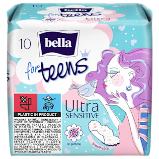 teens Ultra SENSITIVE -  ciklusni ulošci bella for teens