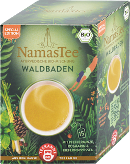 Bio Koreninovo-bylinný čaj NamasTee Waldbaden  Teekanne