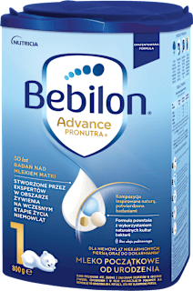 Mleko początkowe od urodzenia 1 Pronutra Advance  Bebilon