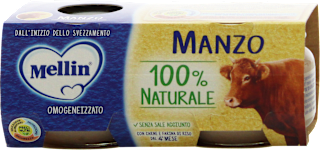 Omogeneizzato manzo Mellin