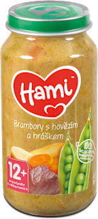 příkrm Brambory s hovězím a hráškem Hami