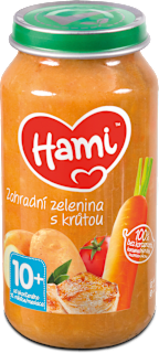 Príkrm záhradná zelenina s morkou Hami
