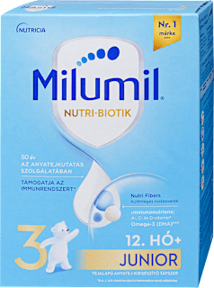 Nutri Biotik 3 Junior tejalapú anyatej-kiegészítő tápszer 12. hónapos kortól Milumil