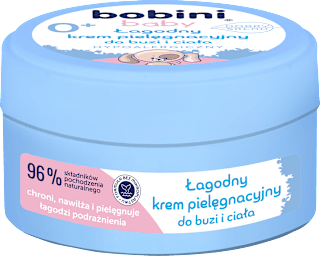 Krem łagodny pielęgnacyjny do buzi i ciała bobini baby