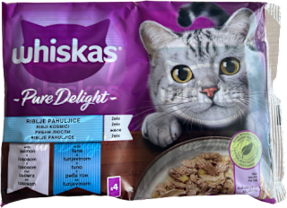 Pure Delight hrana za mačke - riblje pahuljice Whiskas