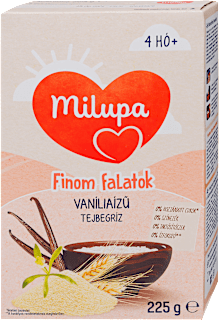 Finom falatok tejbegríz vanília ízzel 4 hónapos kortól Milupa
