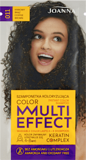 Szamponetka koloryzująca Kawowy brąz (011) JOANNA
