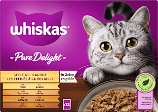 Nassfutter Katze Pure Delight Geflügel-Ragout Whiskas