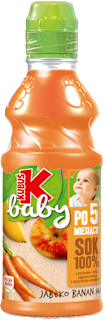 Sok jabłko banan marchew po 5. miesiącu KUBUŚ baby