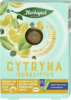 Cukierki Odświeżające Cytryna z eukaliptusem Herbapol