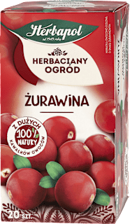 Herbata owocowa, żurawina, 20 x 2,5 g Herbapol