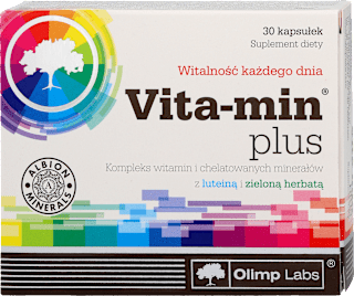 Suplement diety Vita-Min Plus (zielona herbata i luteina), kapsułki w blistrach OLIMP LABS
