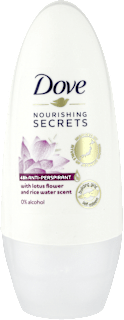 Dezodorant Nourishing Secrets Glowing Lotus & Rice Water roll-on Dove
