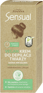 Krem do depilacji twarzy z algami morskimi Vegan JOANNA