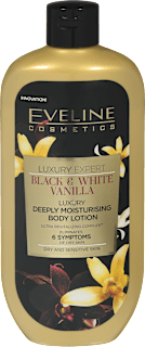 Hranljivi losjon za telo Luxury Expert Black & White Vanilla EVELINE COSMETICS