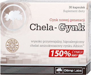Suplement diety Chela-Cynk, kapsułki w blistrach OLIMP LABS