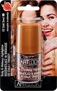 Csillámos testzselé - Nr. 02 Gold Sand ARTLOOK