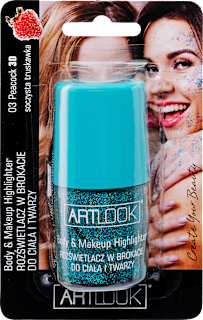 Csillámos testzselé - Nr. 03 Peacock ARTLOOK
