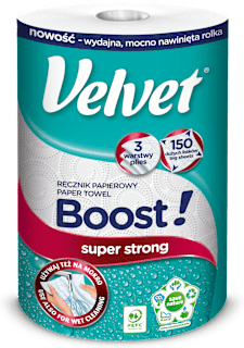 Ręcznik papierowy Boost!, 3 warstwy Velvet