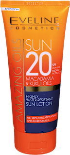 AMAZING SUN losion za zaštitu od sunca - MACADAMIA & KUKUI OILS, SPF20 EVELINE COSMETICS