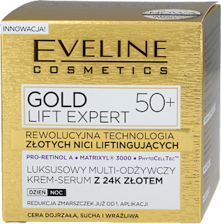 Gold Lift expert krem dzień/noc 50+ EVELINE COSMETICS